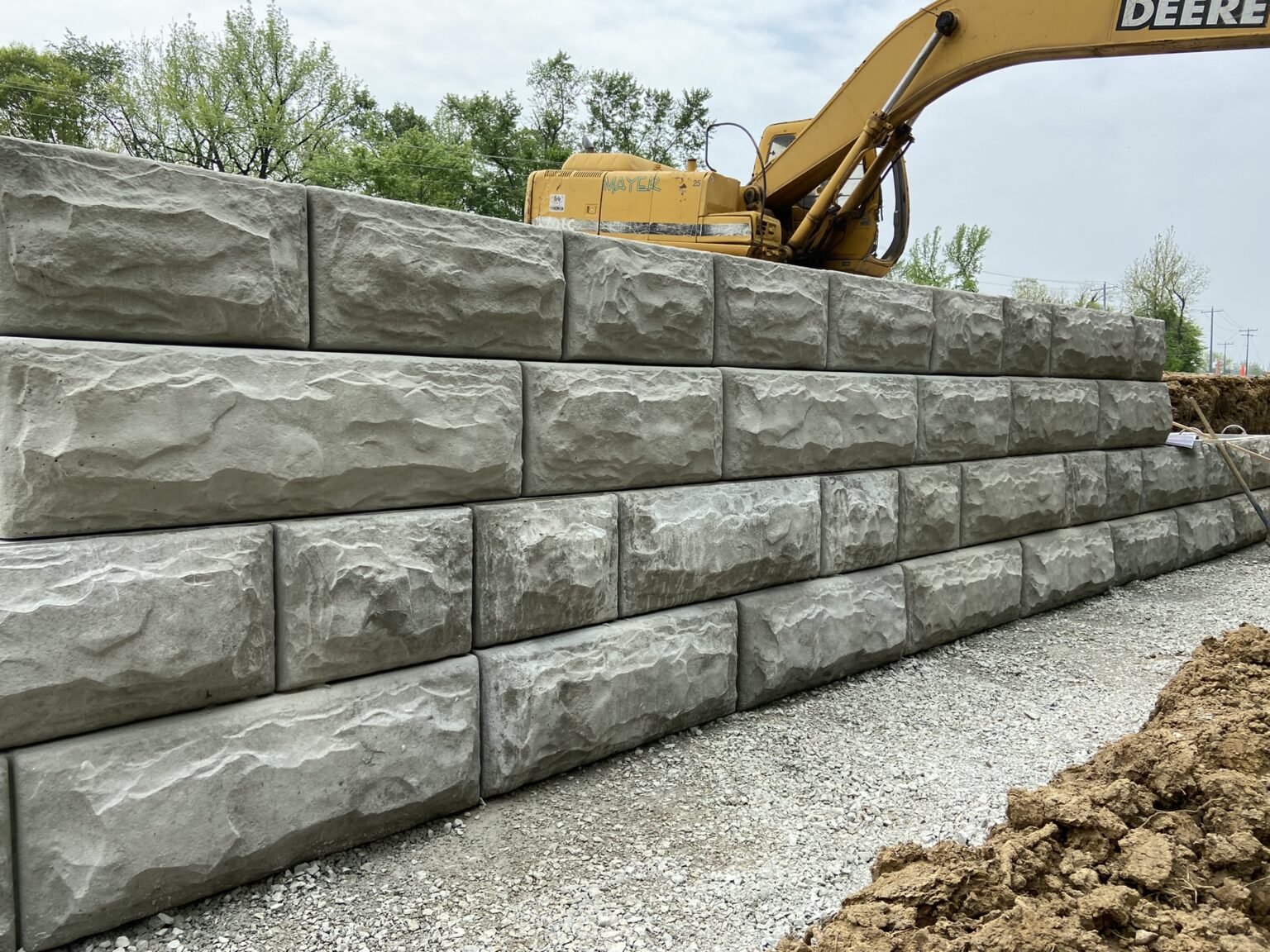 Concrete Block Retaining Walls - Summit Peak Concrete